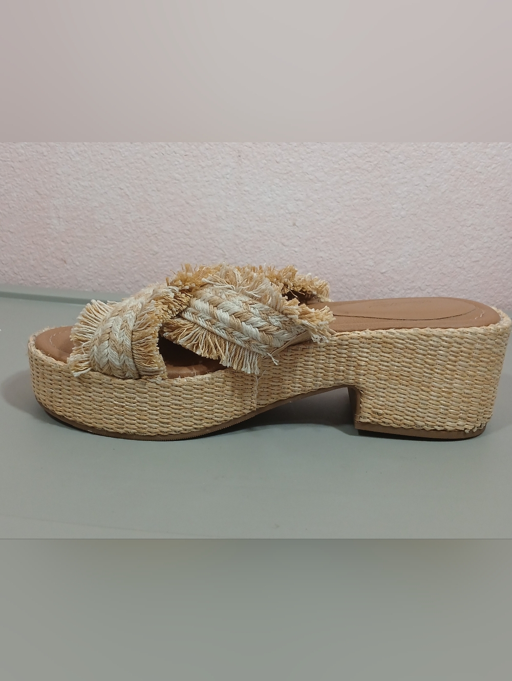 Universal Thread Sally Chunky Bohemian Style Platform Sandals Memory Foam Size11